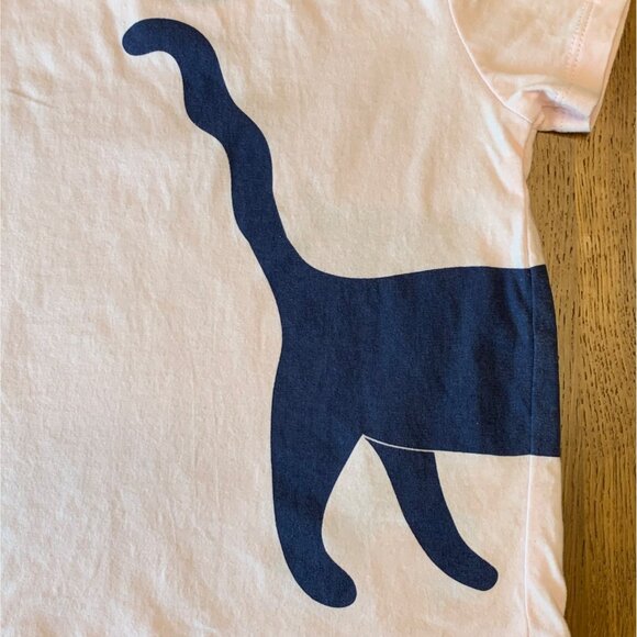 SEED HERITAGE Wraparound Cat T-Shirt Girls 12-18 Mos Pink Cat Tee Toddler Girl - Picture 4 of 6